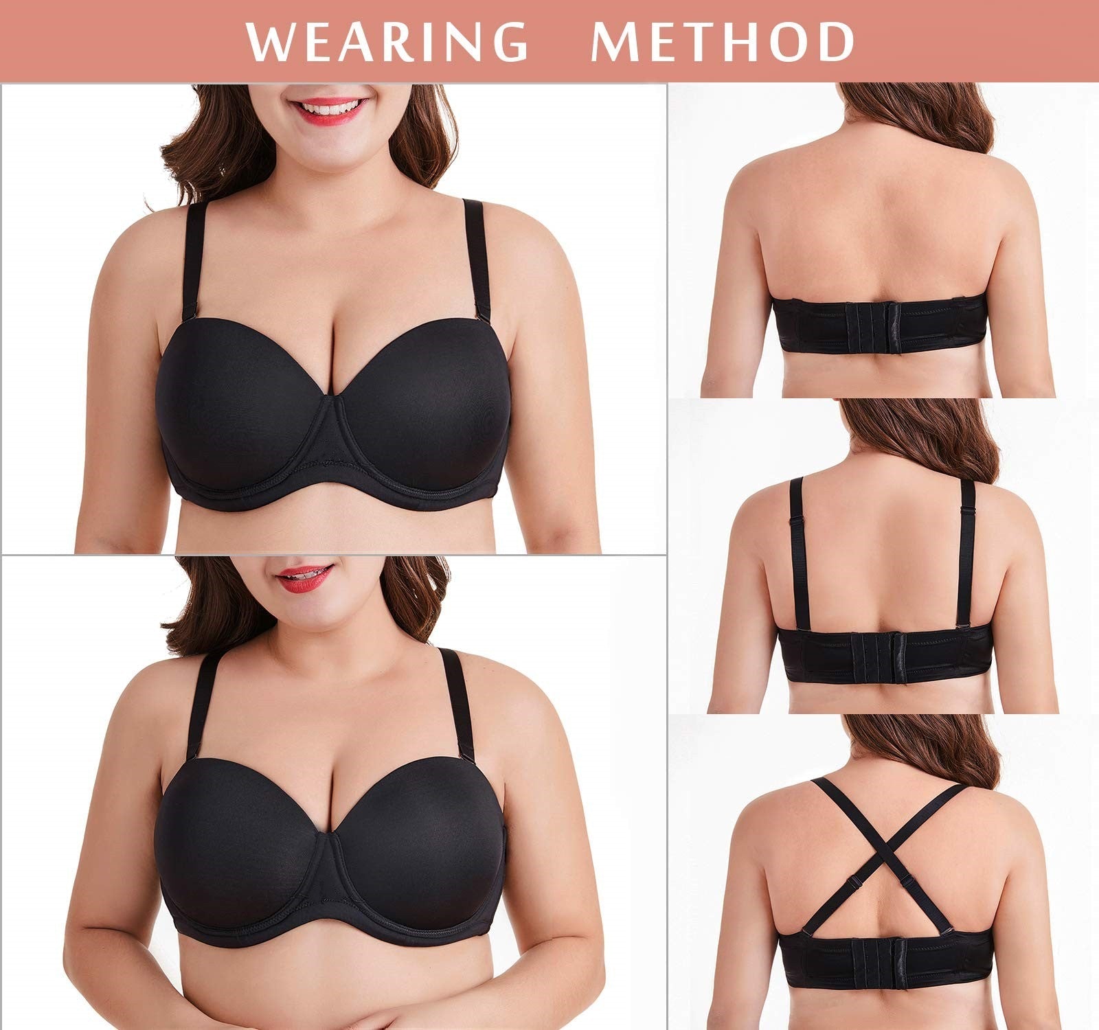 Stick on Bra Size Guide for Undercover Glamour Bras