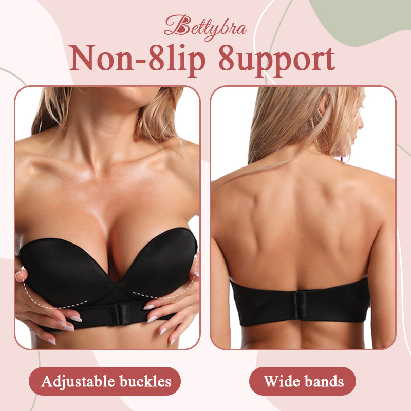 Front Fastening Bra Invisible Push Up Sexy Strapless Bras Backless