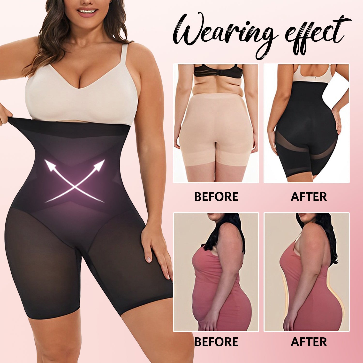 BETTYBRA®【2023 Upgrade】Cross Compression Abs & Booty High Waisted Shaperwear（BUY 1 GET 2）
