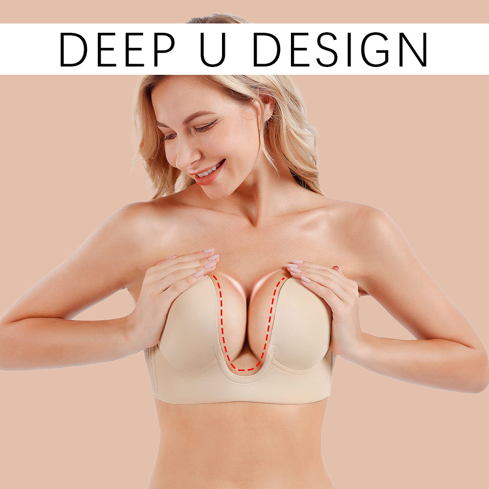 Bras for Women Sexy and Comfortable Big U Back Nude Personality