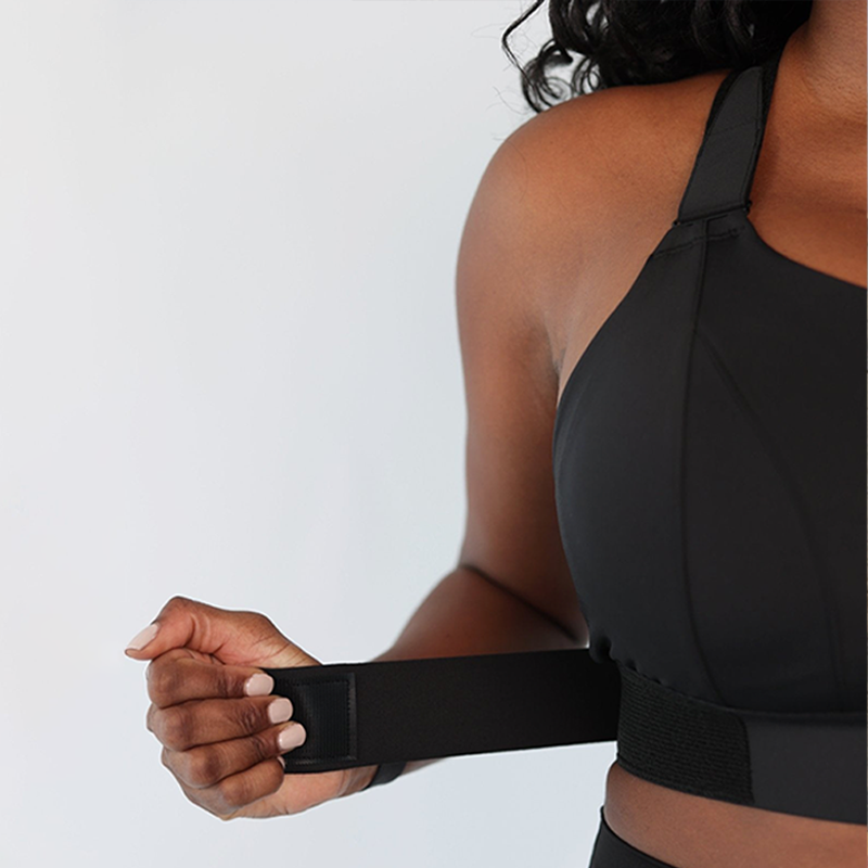 Betty bras® Women's High Impact Sports Bra PLUS Size Zip-Front Shock  Absorber-Black