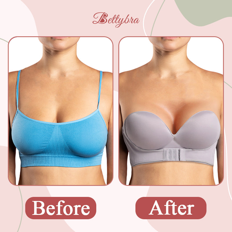 XINGKANG New Fabulous One Strapless Bra - Invisible Strapless  Super Push Up Bra, Betty Bra Strapless Bras for Women (Grey,80C) :  Clothing, Shoes & Jewelry