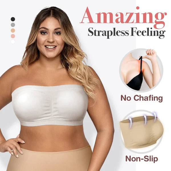 Shop Generic 2Pcs/Set Strapless Bra for Women Bralette Invisible Briere Front  Closure Wire Free Bras for Dress Online