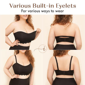 Full Support Non-Slip Convertible Bandeau Bra (Buy One & Get One Free)