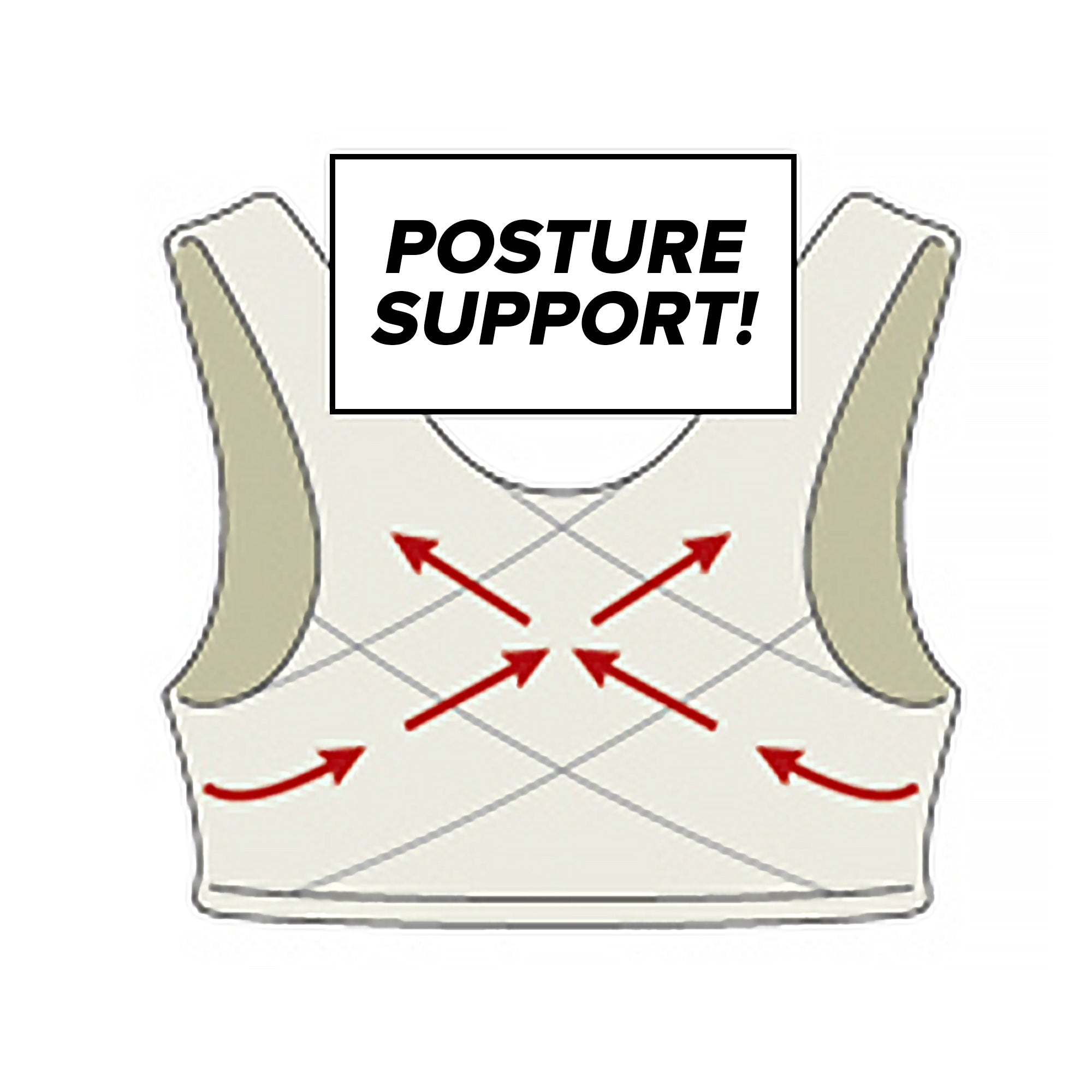 Posture Corrector Lift Up Bra – cheershopper  Posture corrector bra,  Posture corrector, Posture correction