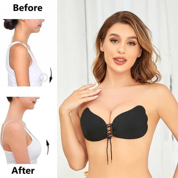 Instant Lift Breast Sexy Women Adhesive Backless Strapless Invisible Lift Tape  Push Up Bra Bh