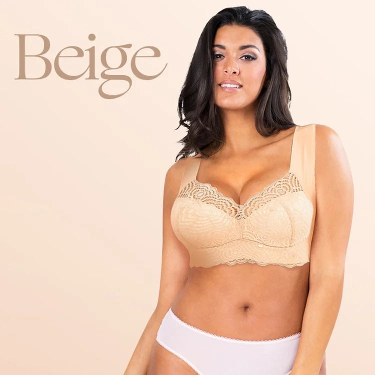 Stretchy and Sculpting Soft-cup Bra - Beige - Ladies